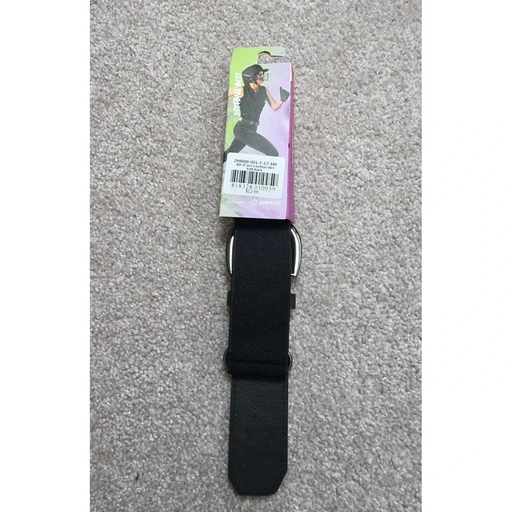 SOFTBALL BELT-BLACK - SIZE S/M-  22-26